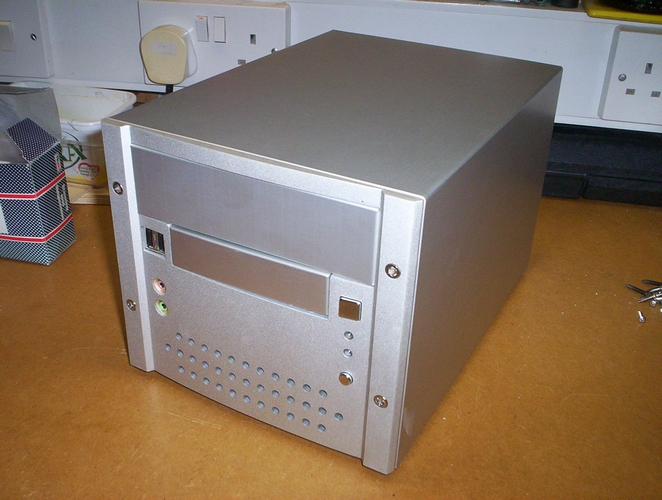 Front view of server